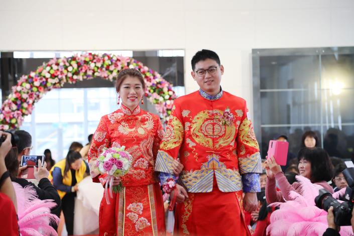黃市長出席南科16週年局慶暨第15屆集團結婚