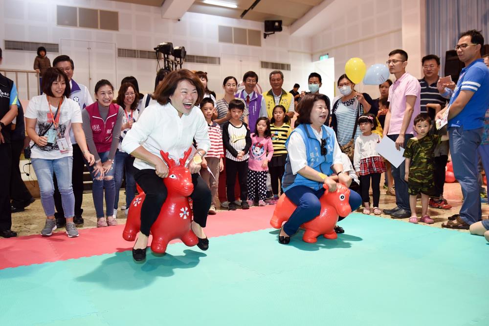 幸福兒童在諸羅 黃敏惠市長與孩子們一起趣味闖關歡慶兒童節