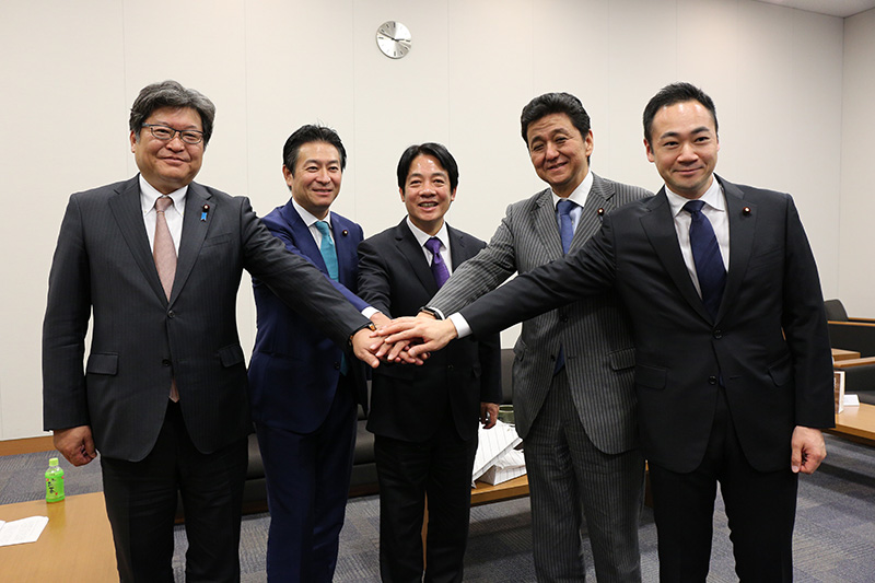 賴前院長前往日本眾議會   拜會日本政要及議員