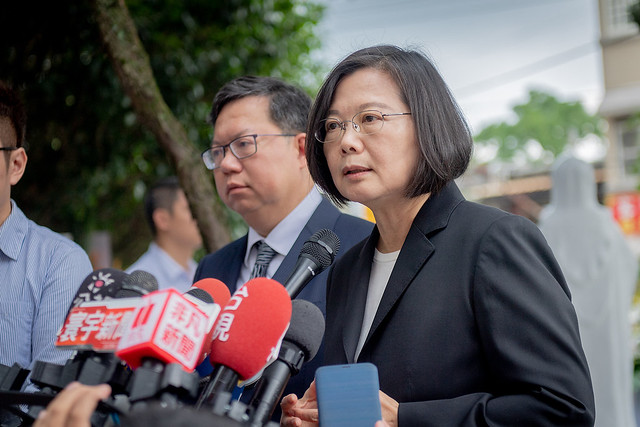 總統接受媒體聯訪針對香港「反送中」等議題回應