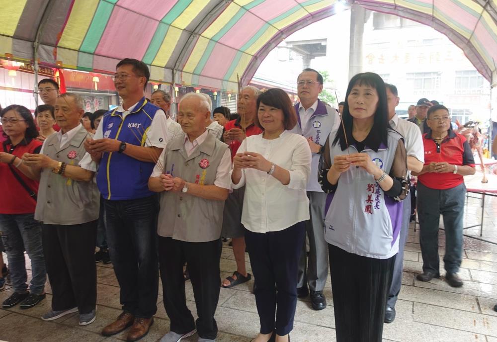 黃敏惠市長主持嘉義城隍廟慶讚中元開普儀式