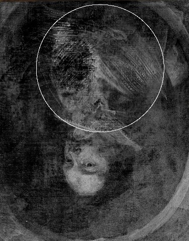 〈菲德烈克‧范‧馬瑟萊爾肖像〉經檢測後發現畫作底下藏有一個女子輪廓