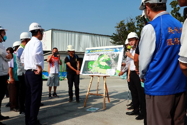 視察愛河上游水質淨化 陳其邁盼給市民更好的親水空間