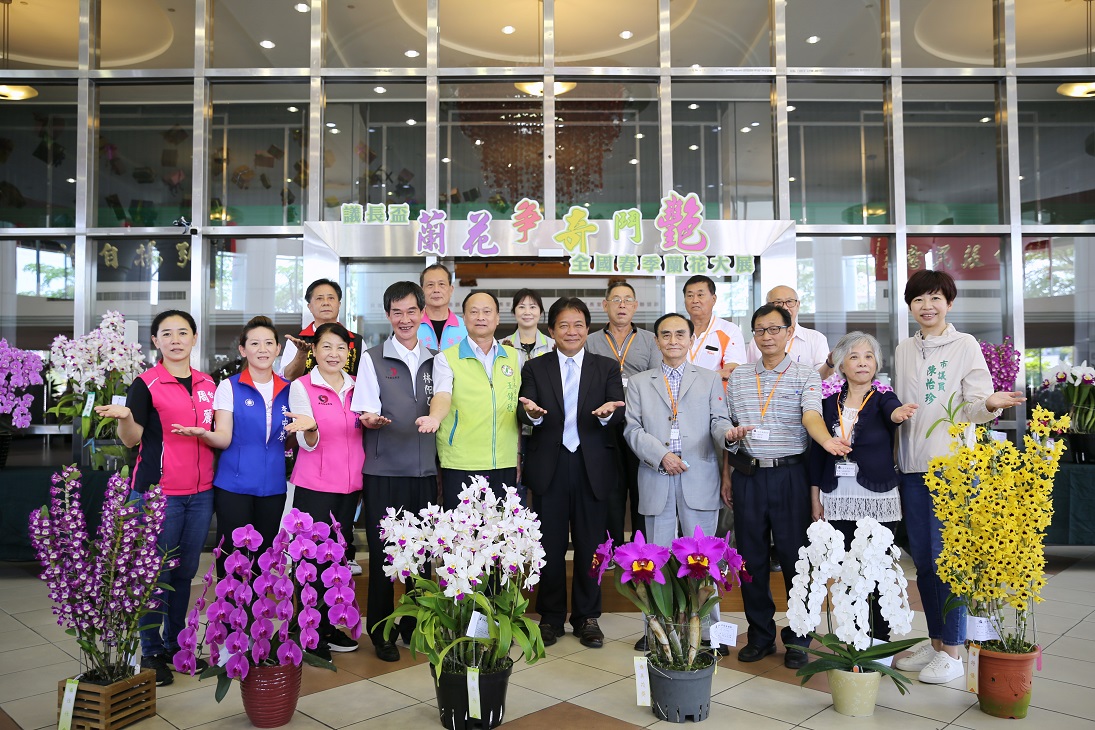 500盆精品蘭花即日起在臺南市議會展出