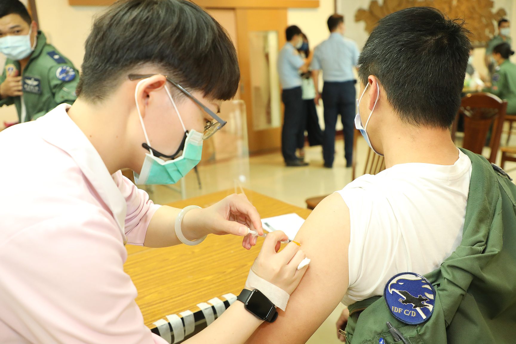 飛行員捍衛國家領空   台南優先提供疫苗守護空軍健康維持