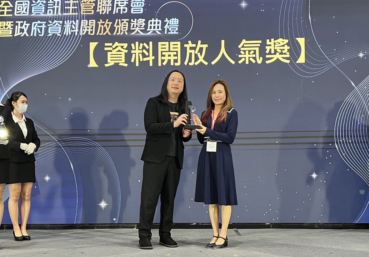 臺南景點開放資料榮獲全國十大人氣獎